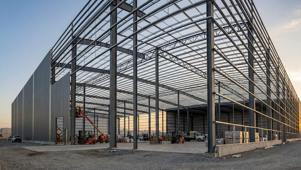 Sanayi Deposu Çelik Yapı